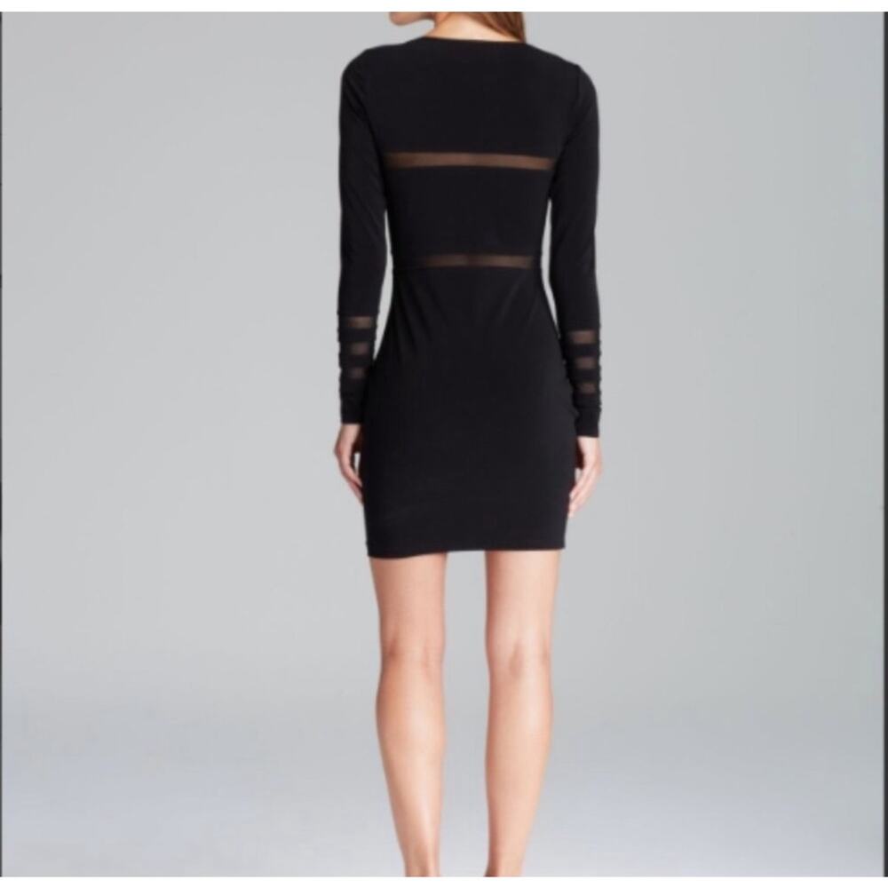 Elizabeth & James Millie Dress Bodycon Long Sleeve Black Size 2 - Picture 2 of 13